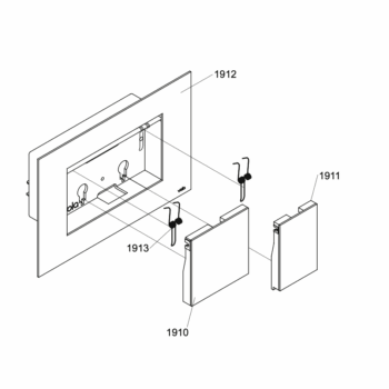 VR1913 - Pair Of Springs for A85 Flush Plate